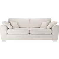 Ronay 3-seater Sofa, boucle ivory, Leg colour: white
