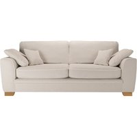 Ronay 3-seater Sofa, boucle beige, Leg colour: aveo