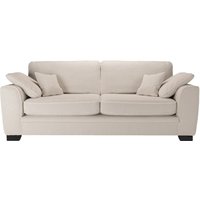 Ronay 3-seater Sofa, boucle beige, Leg colour: black