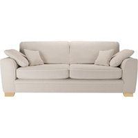 Ronay 3-seater Sofa, boucle beige, Leg colour: like oak