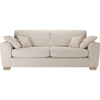 Ronay 3-seater Sofa, boucle beige, Leg colour: wax black