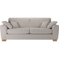 Ronay 3-seater Sofa, boucle brown, Leg colour: aveo