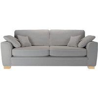 Ronay 3-seater Sofa, boucle grey, Leg colour: like oak