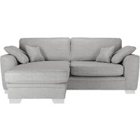 Ronay Universal Corner Sofa, light grey, Leg colour: white