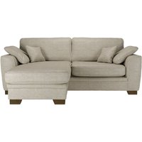 Ronay Universal Corner Sofa, beige, Leg colour: dark oak
