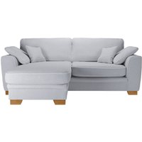 Ronay Universal Corner Sofa, boucle grey, Leg colour: aveo