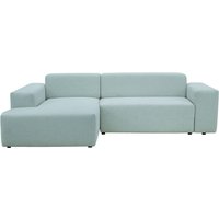Rye Left Hand Corner Sofa, pastel blue