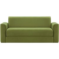 Jules 3 Seater Sofa Bed, olive green
