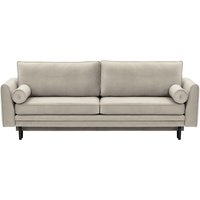 Cornelia Sofa Bed with Storage, silver, Leg colour: black