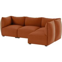 Puzzle Modular Corner Sofa, orange