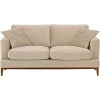 Covex Wood 2,5 Seater Sofa, light beige, Leg colour: aveo