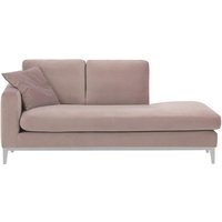 Covex Wood Left-Hand Daybed, lilac, Leg colour: white