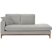 Covex Wood Left-Hand Daybed, silver, Leg colour: aveo