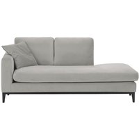 Covex Wood Left-Hand Daybed, silver, Leg colour: black