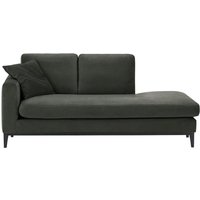 Covex Wood Left-Hand Daybed, graphite, Leg colour: black