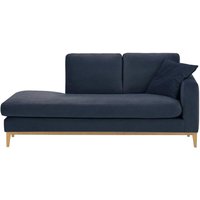 Covex Wood Right-Hand Daybed, blue, Leg colour: like oak