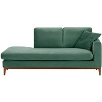 Covex Wood Right-Hand Daybed, dirty blue, Leg colour: aveo