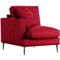 Covex Single LHF Corner Modular Unit (1L), dark red