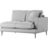 Covex 2 Seater RHF Corner Modular Unit (2R), silver