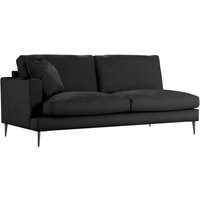 Covex 3 Seater LHF Corner Modular Unit (3L), black