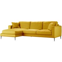 Covex Left Hand Corner Sofa, yellow
