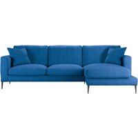 Covex Right Hand Corner Sofa, Ontario-S 26 - dark blue