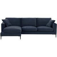 Covex Left Hand Corner Sofa, blue