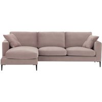 Covex Left Hand Corner Sofa, lilac