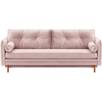 Darnet Sofa Bed with Storage, lilac, Leg colour: aveo