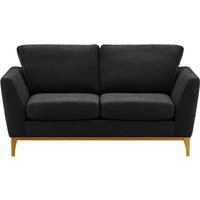 Malone 2 Seater Sofa, charcoal, Leg colour: like oak