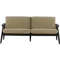 Demure 3 Seater Sofa, mink, Leg colour: black