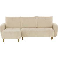 Globe Corner Sofa Bed, light beige