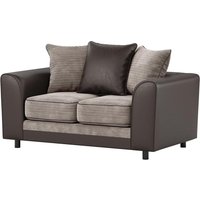 Dillon 2 Seater Sofa Bed, mink/brown