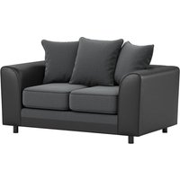 Dillon 2 Seater Sofa Bed, dark grey/black