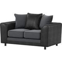 Dillon 2 Seater Sofa, dark grey/black