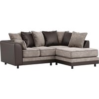 Dillon Right Hand Corner Sofa, mink/brown