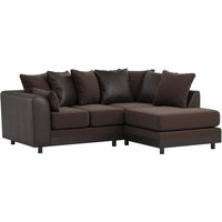 Dillon Right Hand Corner Sofa, brown