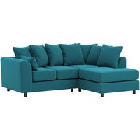 Dillon Right Hand Corner Sofa, turquoise
