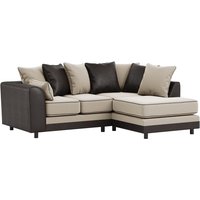 Dillon Right Hand Corner Sofa, beige/brown
