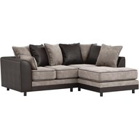 Dillon Right Hand Corner Sofa, mink/brown