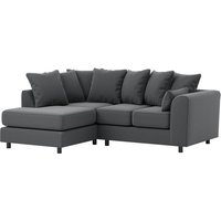 Dillon Left Hand Corner Sofa, dark grey