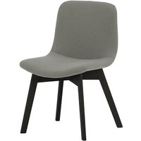 Giza Dining Chair Beech, grey, Leg colour: black