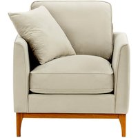 Linara Armchair, light beige, Leg colour: aveo