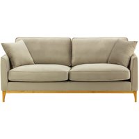 Linara 3 Seater Sofa, mink, Leg colour: like oak