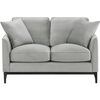 Linara 2 Seater Sofa, silver, Leg colour: black