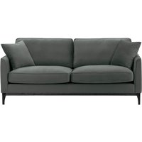 Linara 3 Seater Sofa, graphite, Leg colour: black