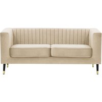 Slender 2 Seater Sofa, light beige