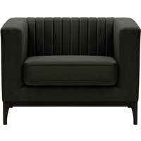 Slender Wood Armchair, black, Leg colour: black