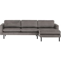 Lioni Right Hand Corner Sofa, light grey
