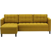 Ludo Universal Corner Sofa Bed, mustard